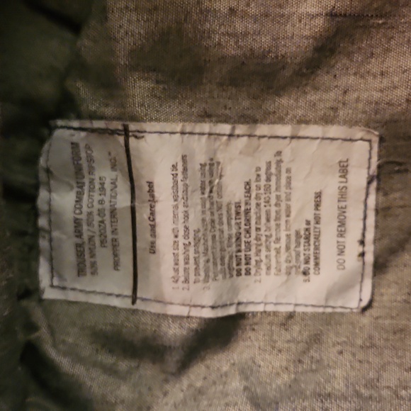 ARMY combat uniform pants Gray camouflage. Adjustable waist 31 to 35 inches - Picture 9 of 9